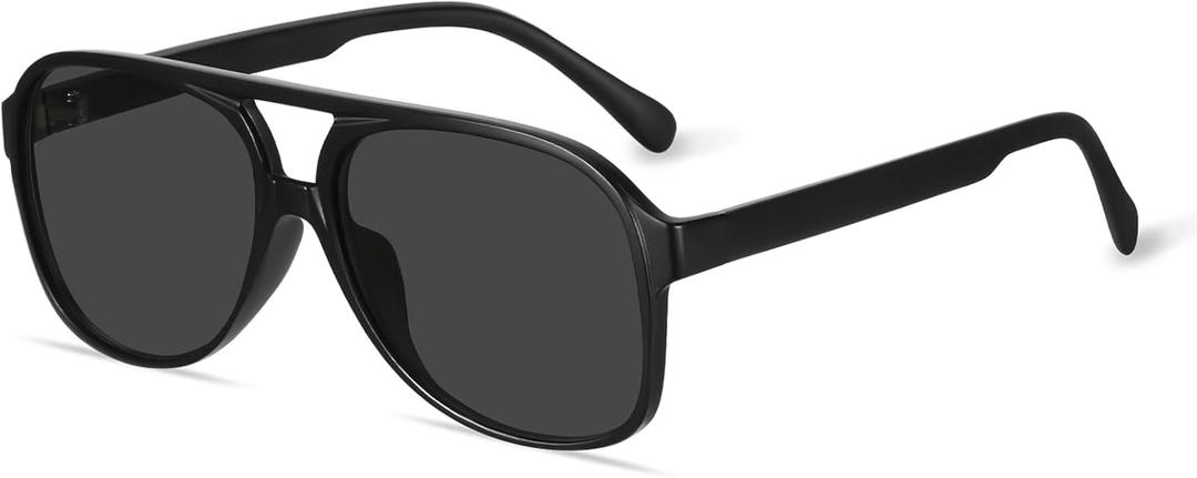 3 x YDAOWKN Retro Aviator Sunglasses for Women Mens Large Frame Classic Vintage 70s Sun Glasses Aviators