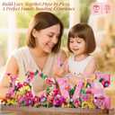 Heart Ornament Building Toy Kit,Love Shaped Flowers Building Set,791PCS Flowers Roses Botanical Plant DIY Collection for Adults Kids Girls and Boys,Home Decor Gift for Birthday, Valentines