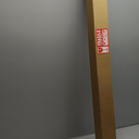 EXCLUSIVE HOME Torch 1" Curtain Rod and Coordinating Finial Set, Matte Bronze, Adjustable 66"-120"