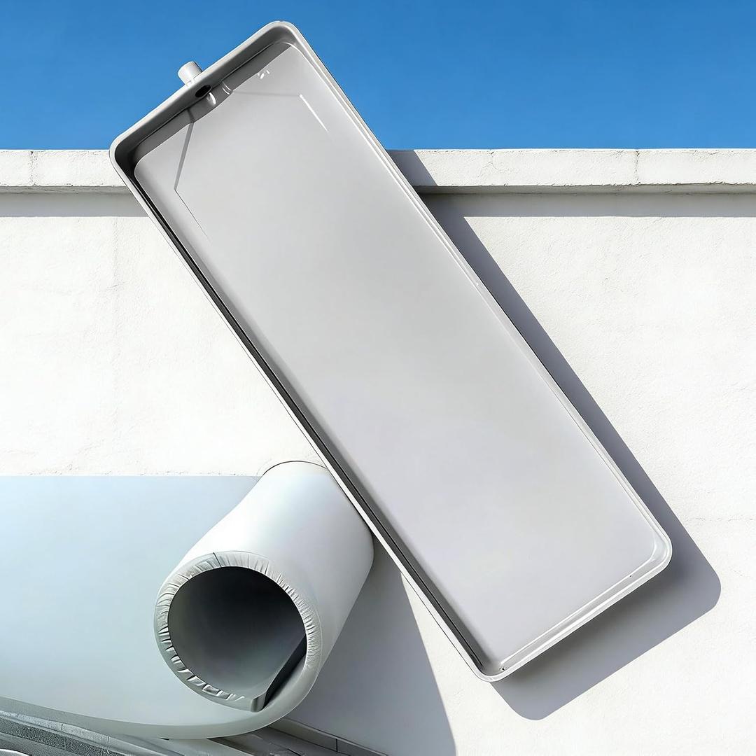 Air Conditioner Drip Tray Condensate Drain Pan, Portable Ac Drip Pan Ac Condensate Water Catcher for Indoor and Outdoor Split Air Conditioners