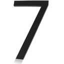 4 Inch Acrylic Frosted Matte Black Letter D, Adhesive House Letters and Numbers for Outside, Modern House Numbers for Apartment Door Farmhouse Mailbox Office Hotel, Address Numbers and Letters