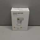 Wall Mounted Hair Dryer for Bathroom - 110V Professional Blow Dryer with Fast Drying Salon Motor, Heavy Duty Wall Mount Hairdryer with Stand Rack, Includes Screws+Adhesive