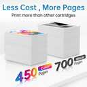 64XL Ink Cartridges Black and Color Compatible for HP Ink 64 Ink Cartridge Combo Pack for HP64 XL Ink Fit for Envy Photo 7855 7858 7155 7120 7800 6252 6255 7158 7100 7164 Tango Series Printer (2 Pack)