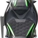 Motorcycle Rider & Passenger Comfort Seat Fit for EX500 Ninja 500 ER500 Z500 2024 2025 2026, Front Rear Solo Saddle Back Cushion Pillion Pad, Green