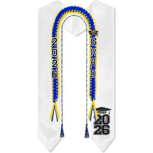 Graduation Ribbon Leis and Stole Graduation Lei Kit with Honor Cord Class of 2026 Graduation Gift for Party Graduates