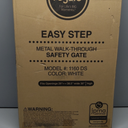 Regalo Safety 29-38.5" Baby Gate for Doorways & Bottom of Stairs, Pressure Mounted Baby Gate with Door for Babies, Toddlers & Pets, Tested & Safe for 30 Years, American Designed, American Owned, White