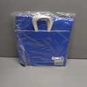 Qiqee 24PCS Large Gift Bag with Handles Bulk 13"x4.5"x10" Gift Bags Diamond Blue Bags Multiple Uses (32x11x25cm,Wide Large)
