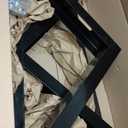 18x18 Bolted Steel Mounting Brackets for Trailer Tool Box, Set of 2- Black