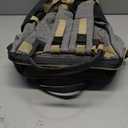 GAIVP Diaper Bag Backpack for Women, Baby Bags for Girls,Diaper Bag with Changing Pad, and Insulated Pockets (Dark Grey +Light Grey)