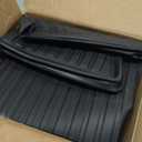 All Weather Rear Cargo Liners Trunk Tray Mats Protector Custom Compatible with 2018 2019 2020 2021 2022 2023 2024 2025 Toyota Camry, 3D Waterproof Durable Odorless Flexible Black TPO Accessories