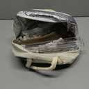 drizzle Travel Mini American Mahjong Set - 166 White Tiles Includes Jokers 0.8" White Melamine Material - with Racks Instructions and Panda Bag 2.20 Pounds