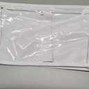 Hongtamoya Adjustable Over The Door Organizer, Hanging Door Storage with PVC Pocket and 4 Metal Baskets Wall Mount, Closet Door Organizer Behind Door Rack for Bathroom Bedroom Closet, White