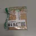 PATIKIL 6 Pcs Rhinestone Button Covers, 17.5mm 11/16" Decorative Buttons Clips Detachable Sewing Kit Replacement for Women Men DIY Crafts Holiday Decor Dress Accessories, Silver Black (17.5-21mm / 0.69-0.83 inch)