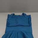 Shoulder Strap Sleeveless Fishtail Midi Bandage Dress for Women Bodycon Club Party Evening Dresses, Peacock Blue Medium