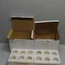 Remerry 24 Pcs Succulent Pots 2.5 Inch Ceramic Small Mini Pots DIY Figurines Paint Easter Gifts Kit Unpainted Ceramic Bisque with Drainage Hole Ready to Paint for Classroom (Matte Style)