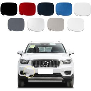 Car Front Bumper Tow Hook Cover Compatible with Volvo XC40 2018 2019 2020 2021 2022 Trailer Cover Cap 39847993 Small Lid Towing Eye Caps Black Right Passenger Side