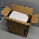 TrashAid Slim Bathroom Trash Can with Lid Soft Close, 6 Liter/1.6 Gallon Stainless Steel Small Garbage Can with Removable Inner Bucket, Step Pedal, Slim Wastebasket for Toilet, Office, Bedroom, White