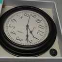 Equity 20898 12 Inch Cora Quartz Analog Wall Clock