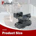 findmall 4 Inch Cross Slide Drill Press Heavy Duty Benchtop Cross Slide Vise X-Y Compound Vise Fit for CNC Milling Machine, Drilling Machine and other Mechanical Equipment