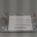 Pidea Shop Egg holder for fridge - deviled egg containers with lid, Clear Stackable Plastic Egg Holder, Space-Saving 36 Egg refrigerator Organizer (Clear, Pack of 02)