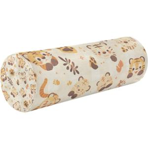 Kigai Cute Tigers Cervical Pillow for Neck Pain Relief Neck Roll Memory Foam Bolster Pillow for Legs Bed Head Back Sleeping Support