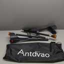 Antdvao Forearm Crutch for Adults(x1 Unit), Forearm Crutch with Cuffs, Anti-Drop, Crutch for Walking, Forearm Crutch Lightweight Adjustable, Aluminum Forearm Crutch, Black Crutch (Single Black)