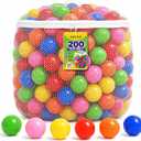 Ball Pit Balls, Bright & Pastel Multicolor Plastic Balls For Kids
Click N' Play Balls, Non-Toxic, Phthalate-Free Toy Set, Sensory Play, Activity for Toddlers, with a Reusable Mesh Zipper Bag