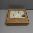 Ling's moment Artificial Flowers 9pcs Silk Dahlia 5.5"/4.5" Fake Flowers for DIY Wedding Craft Bouquets Centerpieces Arrangements Party Baby Shower Home Decorations (Ivory)