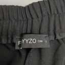 FUNYYZO Wide Leg Pants Women's High Elastic Waisted in The Back Business Work Trousers Long Straight Suit Pants (Large, 006# Black (Thick))