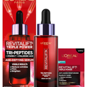 L'Oreal Paris Revitalift Triple Power Age-Defying Face Serum, Anti Aging Serum with 3 in 1 Benefits, Reduces Wrinkles, Firms and Brightens Skin, Includes Sample