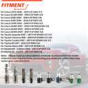 9PCS Transmission Shift Solenoid Kit, Compatible with Tacoma Sequola Tundra Lexus IS250 LX570 GS430 2004-2017, Automotive Transmission Solenoid Set Replaces Part A760 A761E A960E AB60E AB60F