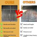 463675016 17" Grill Grates for Charbroil Commercial TRU-Infrared Grill 463642316 463644220 463632320 463245518 463675016P1 G369-0030-W2 Parts, Cast Iron Cooking Grate for Nexgrill 720-0864 720-0864M