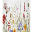 Indoor Outdoor Tabletop for Spring Summer Decorations, Picnics and Dinner Parties - Stain and Water Resistant, Spring Blossoms, Tablecloth, 60 x 84 Rectangle