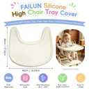 Silicone Tray Cover Compatible with Stokke Tripp Trapp Chair Tray