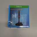 TV Antenna for Smart TV Indoor, 2026 Digital Indoor Antennas with Strong Magnetic Base, 360&Long Range Reception TV Antenna for Local Channels, Easy Setup Digital HD Antenna for TV Without Cable (Black+Red)