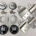 Slick Locks Chevy GMC Swing Door Kit Complete with Spinners, Weather Covers and Locks
