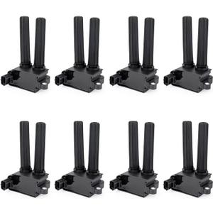 Ignition Coils Pack Set of 8 for 5.7 V8 HEMI Compatible with Dodge Ram 1500 2500 3500 Charger Durango Chrysler 300 Jeep Grand Cherokee 2009 2010 2011 2012 2013 2014 2015 Coil Packs Replaces# UF504