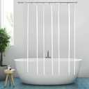 YISURE RV Shower Curtain Liner 47x64 in, Small Stall Size Shower Curtain Sets Half Size Narrow Single Water Repellent Shower LinerSingle Water Repellent Shower Liner
