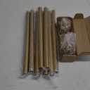 Gold Decorative Farmhouse Curtain Rods:72-144" Adjustable Heavy Duty Single Window Curtain Rod for Bedroom Living Room,Brass Gold Boho Rustic Drapery Rods with Vintage Twist Finial Easy Install