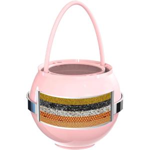 Beati Faucet Bath Filter for Tub - Kinder Water Filter for Bathtub, Hard Water Softener to Remove Lead, Chlorine and Fluoride, Improve Skin, Hair and Nails Condition, Pink