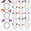 Headband Headpiece Hair Accessories Headband Halloween Party, Christmas, Trick or Treating, Cosplay Decoration