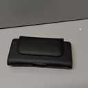 Leather Cell Phone Holster Case with Belt Holder Clip for iPhone Pro Max, Plus 17 16 15 14 13 12 16e, Samsung Galaxy FE, Plus S25 S24 S23 S22, L-Black