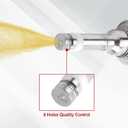 Fuel Injectors Compatible with A3 A4 A5 A6 Q3 Q5 TT Passat Jetta CC EOS GTI Beetle Tiguan 6 Holes 4Pcs Replace FJ1057
