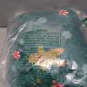 PAVILIA Christmas Gingerbread Throw Blanket | Green Holiday Christmas Fleece Blanket | Soft, Plush, Warm Winter Cabin Throw, 60x80 (Green Gingerbread)