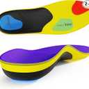 2026 Heavy Duty Support Pain Relief Orthotics  250+ lbs Plantar Fasciitis High Arch Support Insoles for Men Women, Flat Feet Orthotic Insert, Work Boot Shoe Insole, Absorb Shock with Every Step