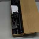 RuiJinGen 94 Inches Front Door Garland Hanger for Festival and Holiday Dcor No Nails or Screws Adjustable Width Heavy-Duty Christmas Decoration Holder for Wreath and Lights (Blk 31.5-94 in)