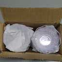 Elsjoy Set of 12 Plastic Reusable Dessert Bowls, 5.7 oz Unbreakable Small Appetizer Cup Clear Snack Bowls, Plastic Ice Cream Serving Bowls for Candy, Nuts, Fruits