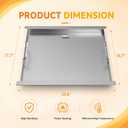 6787 Stainless Steel Flat Top Griddle Insert for Weber Spirit 300 Series