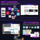 Leadfan Car Stereo Radio for Dodge Grand Caravan 2011-2020 Chrysler Town & Country 2011-2016 Grand Voyager 2011-2015 with Wireless Carplay Android Auto 9'' Touchscreen GPS Navigation Bluetooth WiFi