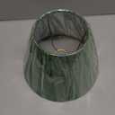 Aspen Creative 56030 Empire Uno Lamp Shade in Forest Green, 5" Top x 9" Bottom x 7" Slant Height, Slip UNO 33mm
